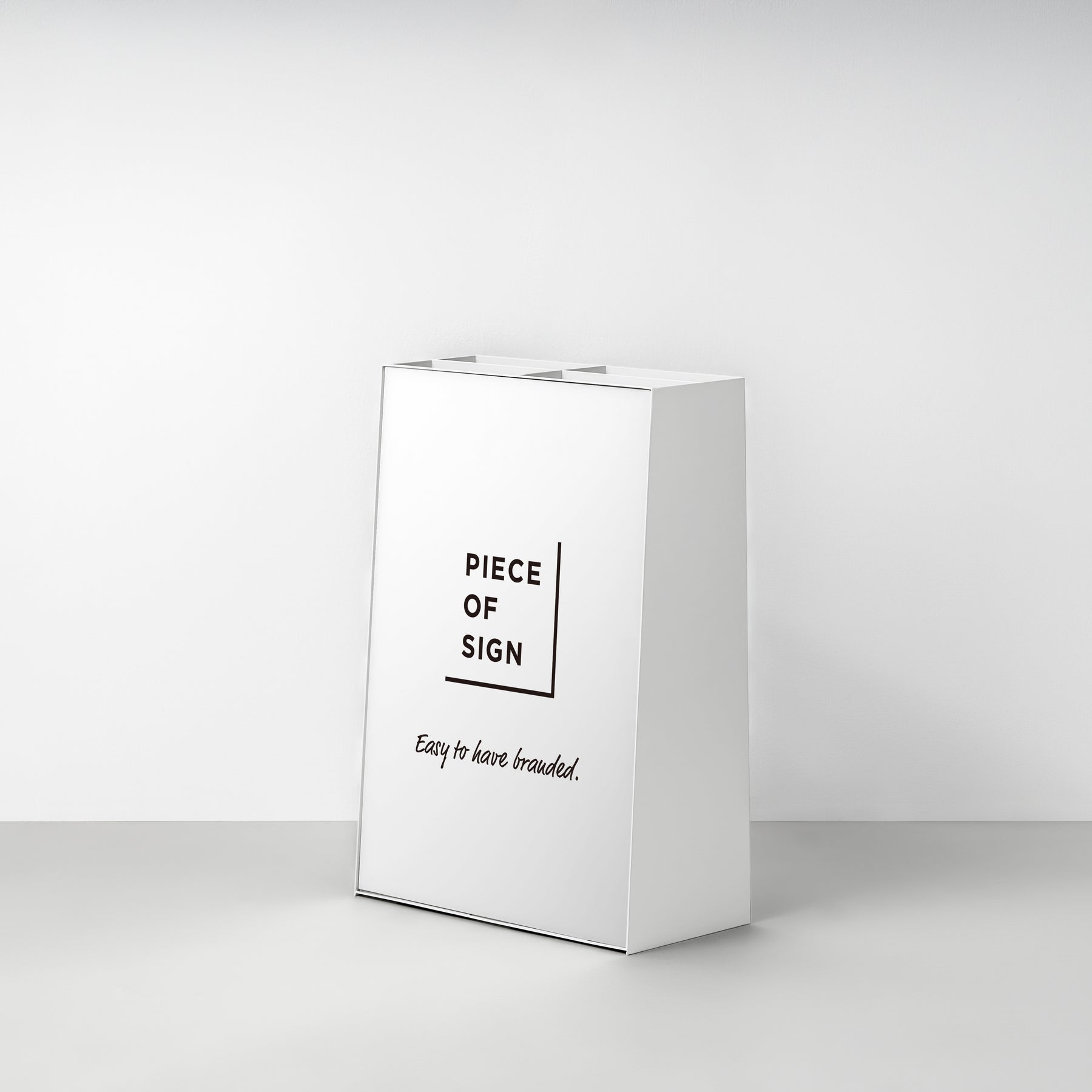 MINIMAL 傘立てサイン ディテール